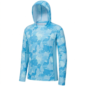 Sudadera con Capucha para Pesca, Unisex, Manga Larga, UPF 50, Transpirable, Secado Rápido, Tallas Grandes, para Senderismo y Actividades al Aire Libre - Product Image 3