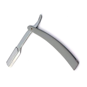 Maquinilla de Afeitar de Seguridad de Acero Inoxidable, Plegable, de Una Sola Cuchilla, Herramienta de Afeitado para Barbería, Mango de Plástico, Uso Profesional - Product Image 2
