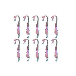 Vintage Metal Hook <b>Bookmarks</b> for DIY Crafts Bulk Blanks with Beading Charms for Book Lovers - Product Image 1