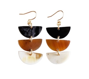 Wholesale Best Selling Buffalo Horn Handcrafted <b>Earrings</b> for Women Fashion Jewelry Available at Wholesale Prices - Product Image 1