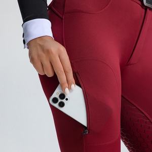 Pantalones de Montar a Caballo para Niños, Pantalones Ecuestres Juveniles con Cintura Elástica, Pantalones Flexibles para Montar a Caballo para Niños - Product Image 2