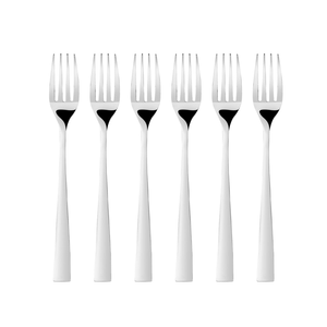 Mirror Polished 6 Pieces Cutlery Stainless Steel <b>Fork</b> <b>Dessert</b> Handicrafts Flatware set Top Selling Sale - Product Image 2