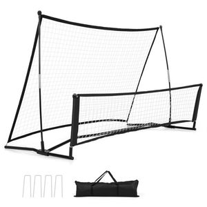 Rete da Rimbalzo Portatile 2-in-1 per Allenamento Calcio con Borsa per il Trasporto - Product Image 5