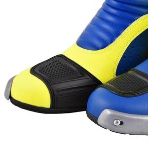 Comfortable Custom Made Waterproof Windproof Motorbike Racing Boots Genuine Leather <b>Shoes</b> - Product Image 5