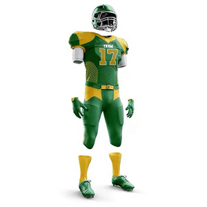 Uniforme de Fútbol Americano Sublimado Personalizado OEM, Conjunto de Jersey y Pantalones para Hombre, Absorbente de Humedad, Ajustado, para Todas las Temporadas, Nombre y Número del Equipo - Product Image 4