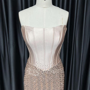 جانمبر HX135 مشد شامبانيا أنيق حورية البحر مساء لامعة - Product Image 4