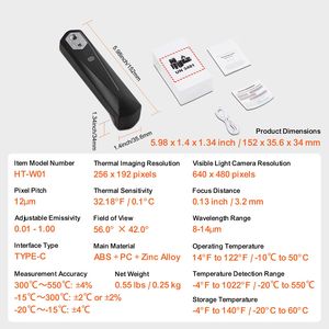 กล้องถ่ายภาพความร้อนอินฟราเรดไร้สายความละเอียดสูง 256 X 192 IR รองรับแอนดรอยด์และไอโอเอส-ไวไฟ วิชวล - Product Image 3