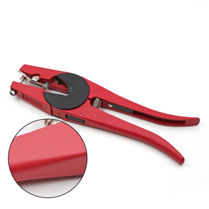 Animal Ear Tag Applicator Plier Veterinary <b>Castrator</b> Pliers Red Metal Animal Surgery <b>Tool</b> Durable Dog Use 22.5cm Length - Product Image 4