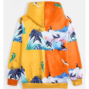 Sweat à capuche personnalisé pour homme, grande taille, imprimé en 3D, sublimation, polyester, graphiques personnalisés - Product Image 6