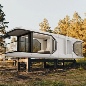 Praktische Mobiele Ruimtetoerisme Container Commerciële Ruimte Luchtschip Pod Handige Schilderachtige Strandvilla Met Activiteitenruimte - Product Image 2