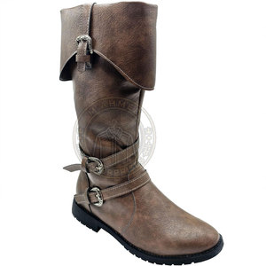 Botas Medievales Tradicionales Premium con Sensación de Cuero Suave, Diseño de Suela Resistente, Ecológicas y Ligeras, Personalizables - Product Image 5