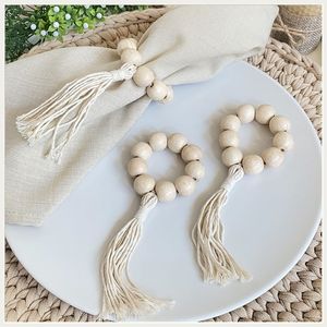 Rustic Jute Napkin Rings Ring Shape 4.5cm Width Eco-Friendly <b>Table</b> Decoration Wedding Napkin Holders - Product Image 3