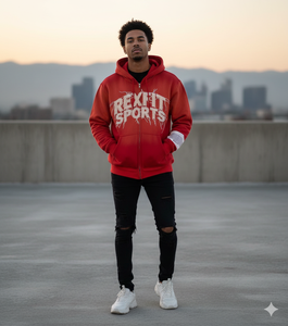 Novedad 2026: Sudaderas con capucha extragrandes efecto desgastado, de 400 GSM, con bordado desgastado, precios razonables, con cremallera. - Product Image 1