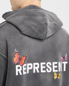 Sweat-shirt à capuche personnalisé pour homme, imprimé sur mesure, respirant, en molleton de coton de haute qualité, avec design personnalisé - Product Image 4