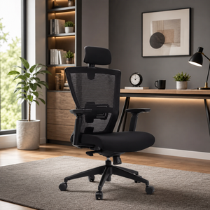 Chaise de bureau ergonomique avec design gaming, soutien lombaire réglable pour le travail et le bureau informatique - Product Image 1