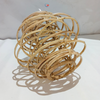 Abat-jour de lampe suspendue d'intérieur en rotin naturel artisanal, style rustique, écologique, moderne, artistique, de ferme, victorien, européen