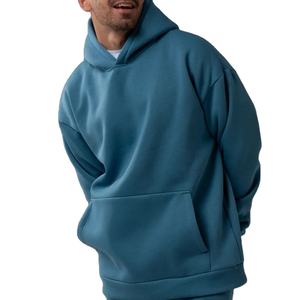 450GSM Sweat à capuche surdimensionné unisexe en coton lourd avec logo sérigraphié Streetwear pour hommes-OEM personnalisable 2026 - Product Image 4