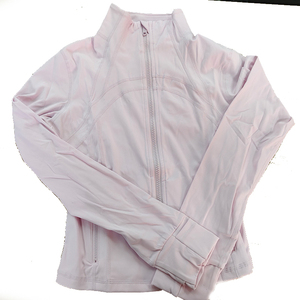 Wholesale Custom Logo Slim Fit <b>Workout</b> <b>Jacket</b> Ladies High Neck Zip Front Long Sleeve Athleisure Yoga Training Sport Top - Product Image 5