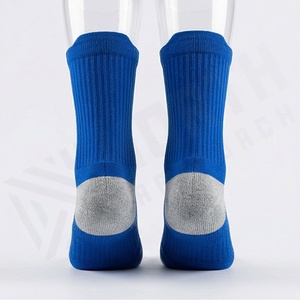 Blue Crew <b>Socks</b> Breathable Polyester Spandex Athletic Basketball <b>Socks</b> for Adults Summer Sport Wear - Product Image 2