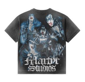 Últimas Camisetas de Moda Oversize con Cuello Redondo para Hombre, Venta al por Mayor, Ropa OEM, Camisetas Personalizadas con Serigrafía/DTG en Algodón - Product Image 1