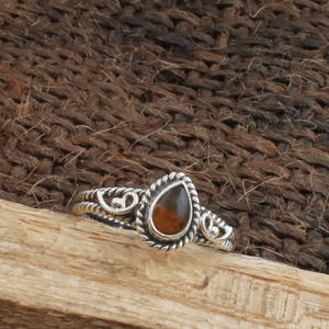 Natural Gomed <b>Ring</b> 925 Sterling <b>Silver</b> Hessonite Garnet <b>Ring</b> Gemstone <b>Men</b> Women Jewelry Wholesale - Product Image 1