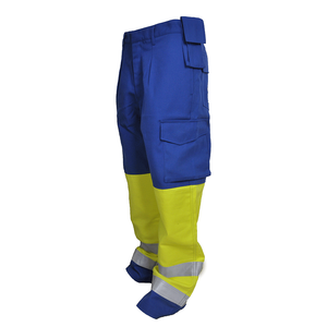 Pantalon de travail haute visibilité réfléchissant pour hommes, léger, respirant, multi-poches, pantalon cargo, vêtements de travail industriels OEM - Product Image 6
