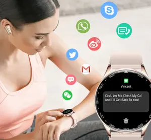 <span class=keywords><strong>Montre</strong></span> <span class=keywords><strong>connectée</strong></span> T97 best-seller 2025 <span class=keywords><strong>avec</strong></span> écouteurs TWS, GPS, rappel d'appels, suivi de la santé et du fitness, étanche IP67 - Product Image 4