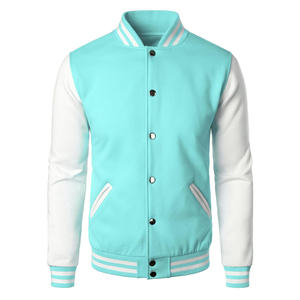 Chaquetas Universitarias Unisex 2025 para Secundaria y Universidad, Chaqueta de Invierno Cálida de Lana para Jóvenes con Cuello Alto y Diseño Letterman con MOQ Bajo - Product Image 1