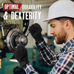 Gants de mécanicien personnalisés unisexes, antidérapants, compatibles écran tactile, respirants, pour réparation automobile, travaux industriels et construction - Product Image 3