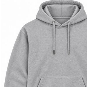 <b>Men</b> Heather <b>Grey</b> Pullover Hoodie Plain Long Sleeve Casual Sweatshirt Custom Logo Streetwear Sportswear Gym Top Shoukat Apparel - Product Image 4