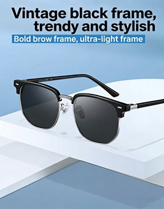 Retro Classic Eyewear Fashion 2026 Classic Unisex Square UV400 Shades <b>Sunglasses</b> - Product Image 1
