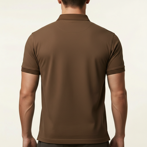Camiseta Polo de Algodón Personalizada para Hombre con Logotipo Bordado 180–220 GSM Directo de Fábrica - Product Image 2