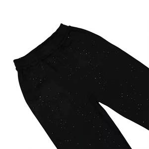 Pantalones Deportivos con Pedrería, Diseño Galaxy, Decorados con Cristales, Estilo Urbano, Personalizables, Joggers - Product Image 1