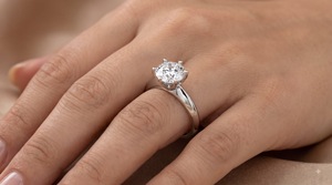 แหวนหมั้นเพชรเม็ดเดี่ยวทรงคลาสสิก 6 กรงเล็บ น้ำหนัก 2.10 กะรัต ทองคำแท้ 14K ได้รับการรับรองจาก IGI เพชรเพาะเลี้ยงในห้องปฏิบัติการ แหวนแต่งงาน เครื่องประดับสั่งทำ OEM - Product Image 3