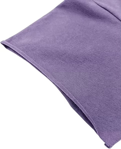 Camiseta de Algodón Morada para Hombre, de Alta Calidad, Estilo Casual, Holgada, Cuello Redondo, Manga Corta, para Verano - Product Image 3