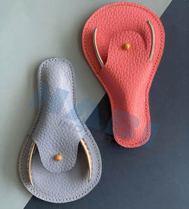 Ciseaux de broderie professionnels rouges de haute qualité, coupe-cuticules, lame en acier inoxydable, pour droitiers, logo personnalisé, pour la manucure - Product Image 4