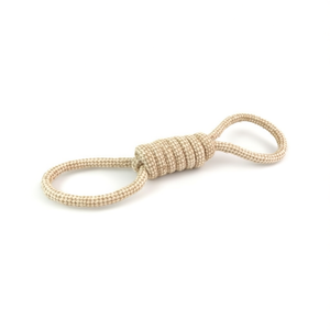 Jouet pour chien Yommy Rope, 38 cm, en fibres naturelles, jouet à mâcher pour animaux de compagnie - Product Image 2