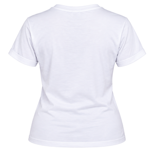 ซิกมาแกมมาโรเสื้อยืดสีขาว ลายสีน้ำเงินทอง พิมพ์ตัวอักษรกรีก แขนสั้น คอกลม เสื้อผ้าชมรม คลาสสิค เสื้อลำลอง - Product Image 4