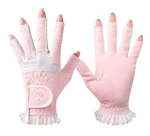 Nouveaux gants de golf en cuir PU, main gauche, doigts entiers, antidérapants, fermeture auto-agrippante, unisexe, respirants, évacuant l'humidité - Product Image 1