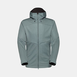 Chaquetas de Invierno Personalizadas para Hombre, Uniformes Cortavientos de Softshell con Cierre de Cremallera, Abrigo Largo Impermeable para Senderismo con Forro de Malla - Product Image 6