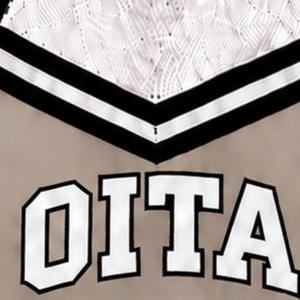 Haut court de cheerleading sans manches beige, blanc et noir pour femmes et filles – Idéal pour l'entraînement sportif et les uniformes d'équipe - Product Image 6