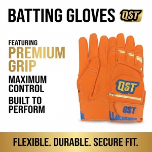 Gants de frappe en cuir durables, à doigts complets, écologiques, à séchage rapide, personnalisables pour les équipes et les clubs de baseball, avec une meilleure adhérence - Product Image 2