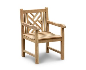 Chaises de jardin en teck vieilli de haute qualité, prix économique, qualité éprouvée - Product Image 6
