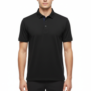 เสื้อโปโลชาย ผ้าฝ้าย 260 GSM ทรงปกติ คอวี ใส่สบาย นุ่ม ไม่หด ไม่ยับ แห้งเร็ว รับผลิตแบบ OEM - Product Image 2