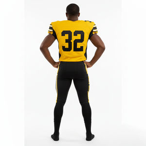 ชุดอเมริกันฟุตบอลดีไซน์ล่าสุด ขายดี คุณภาพพรีเมียม แขนสั้น โพลีเอสเตอร์ 100% ราคาขายส่ง - Product Image 4