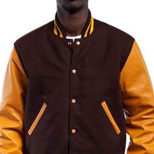 Veste universitaire pour homme fabriquée au Pakistan avec logo personnalisé sur le devant, col montant, réversible, couleur unie, style streetwear, OEM - Product Image 5
