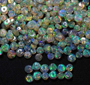 Yellow Shade <b>Opal</b> Natural Ethiopian Welo <b>Opal</b> Loose Beads 3-5mm Size Loose Beads For Bracelet and <b>Necklace</b> - Product Image 4