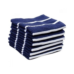 2026 100% Cotton 40x60 Cm Sea Green Checked Custom Embroidered Kitchen Absorbable Gift High-quality Dish Towel Made in Turkey - Product Image 6