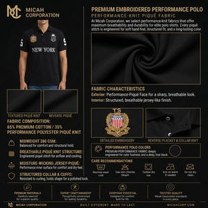 เสื้อโปโลผู้ชายแบบมีประสิทธิภาพสูง ปักลาย แขนสั้น ผ้าฝ้ายปิเก้ สำหรับผู้ชาย ใส่สบายๆ ในฤดูร้อน - Product Image 6