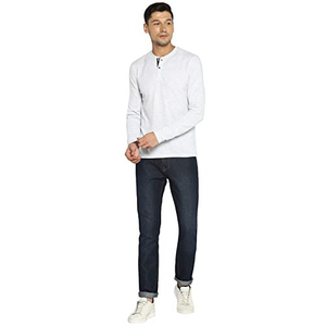 Camiseta de Manga Larga para Hombre de Alta Calidad, 100% Algodón, 2026, Personalizable, de Secado Rápido, Transpirable, Cuello Alto, Estilo Casual - Product Image 4